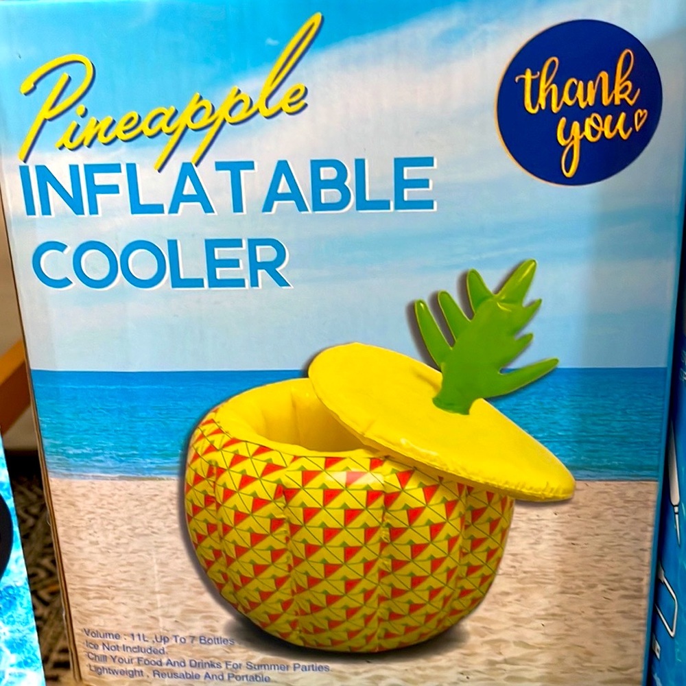 Pineapple Inflatable Cooler